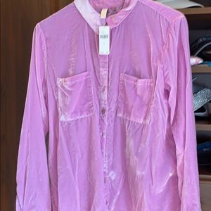 Hot pink blouse from anthropologie .  Never worn.